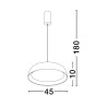 Lampa wisząca CARACOLLO LE44810 Luces Exclusivas