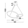 Lampa wisząca CHULUMANI LE44820 Luces Exclusivas