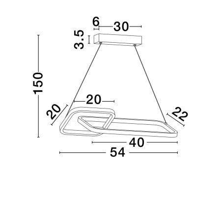 Lampa wisząca CHULUMANI LE44826 Luces Exclusivas