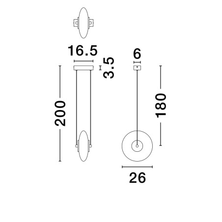 Lampa wisząca HUACARAJE LE44827 Luces Exclusivas