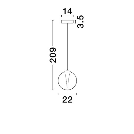 Lampa wisząca HUALMAY LE44832 Luces Exclusivas