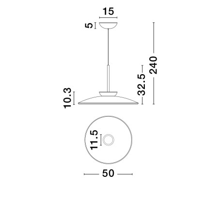 Lampa wisząca HUANUCO LE44839 Luces Exclusivas