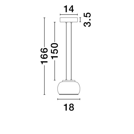 Lampa wisząca HUARMEY LE44842 Luces Exclusivas