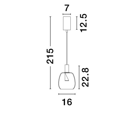 Lampa wisząca IQUITOS LE44845 Luces Exclusivas
