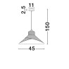 Lampa wisząca MONSEFU LE44859 Luces Exclusivas