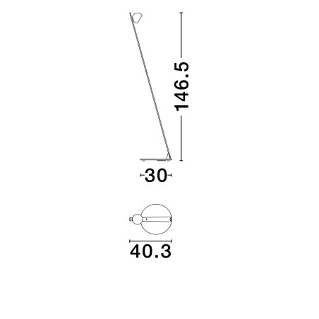 Lampa podłogowa FRONTERA LE44943 Luces Exclusivas