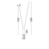 Lampa podłogowa TERESITA LE44945 Luces Exclusivas