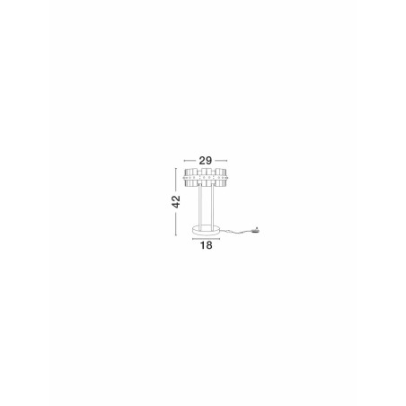 Lampa stołowa BRIOLVO LE45103 Luces Exclusivas