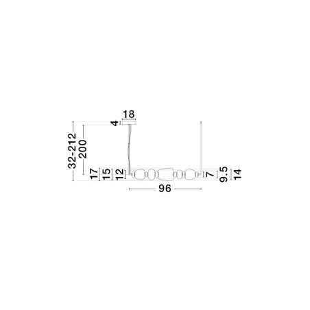 Lampa wisząca FELANZO LE45243 Luces Exclusivas