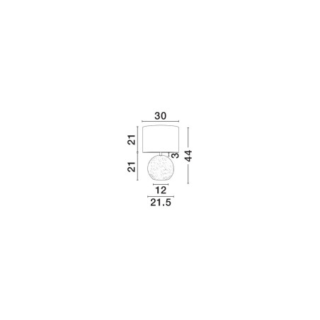 Lampa stołowa SALONTE LE45285 Luces Exclusivas