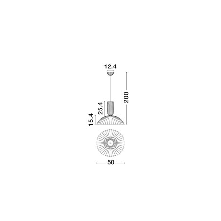 Lampa wisząca GIRONTO LE45305 Luces Exclusivas