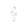 Lampa wisząca LONTIZA LE45332 Luces Exclusivas