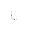 Lampa wisząca PLONARO LE45345 Luces Exclusivas