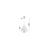 Lampa wisząca BRONTILA LE45383 Luces Exclusivas