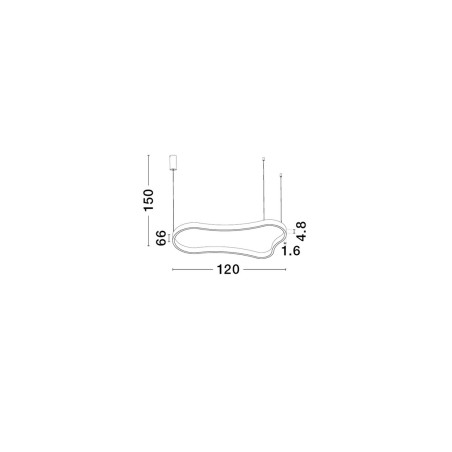 Lampa wisząca VELBANO LE45416 Luces Exclusivas