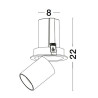 Oczko podtynkowe ACALAPA LE61608 Luces Exclusivas