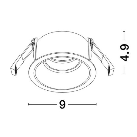 Oczko podtynkowe ACAMBAY LE61611 Luces Exclusivas