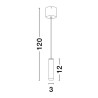 Lampa wisząca ACATLAN LE61643 Luces Exclusivas