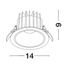 Oczko podtynkowe TORVIAN LE65117 Luces Exclusivas