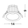 Oczko podtynkowe TORVIAN LE65118 Luces Exclusivas