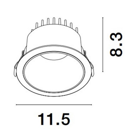 Oczko podtynkowe ARAMIEL LE65119 Luces Exclusivas
