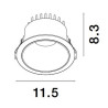 Oczko podtynkowe ARAMIEL LE65120 Luces Exclusivas