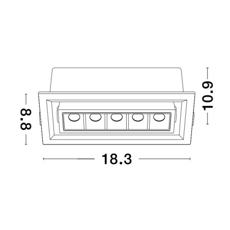 Oczko podtynkowe MURELIA LE65129 Luces Exclusivas