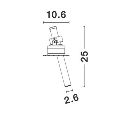 Oczko podtynkowe PELIQUE LE65135 Luces Exclusivas