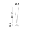 Lampa zewnętrzna stojąca CUAUTLA LE71464 Luces Exclusivas