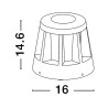 Lampa zewnętrzna stojąca CAMPECHE LE71468 Luces Exclusivas
