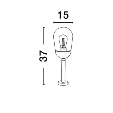 Lampa zewnętrzna stojąca JUCHITAN LE71503 Luces Exclusivas