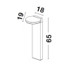 Lampa zewnętrzna stojąca ENCRUCIJADA LE71566 Luces Exclusivas