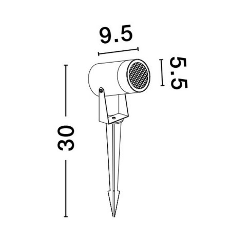 Lampa zewnętrzna stojąca ACUCHA BASE LE73534 Luces Exclusivas
