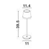 Lampa zewnętrzna przenośna ADOBES LE73544 Luces Exclusivas