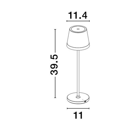 Lampa zewnętrzna przenośna ADOBES LE73545 Luces Exclusivas