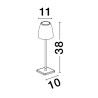 Lampa zewnętrzna przenośna AGUITA LE73555 Luces Exclusivas
