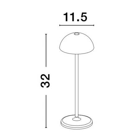 Lampa zewnętrzna przenośna BABURO LE73558 Luces Exclusivas