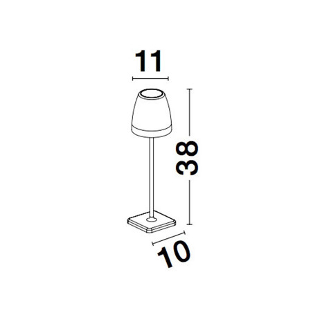 Lampa zewnętrzna przenośna AGUITA LE73560 Luces Exclusivas