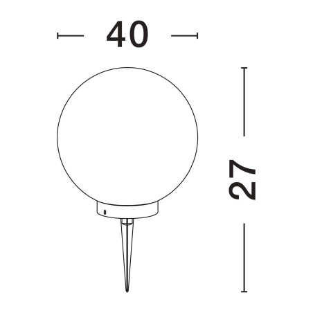 Lampa zewnętrzna stojąca CELENDIN LE73753 Luces Exclusivas