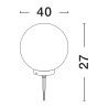 Lampa zewnętrzna stojąca CELENDIN LE73753 Luces Exclusivas