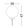 Lampa zewnętrzna stojąca CELENDIN LE73754 Luces Exclusivas