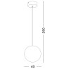 Lampa zewnętrzna wisząca CELENDIN LE73761 Luces Exclusivas