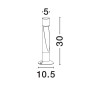 Lampa zewnętrzna stojąca CAZORIA LE75137 Luces Exclusivas