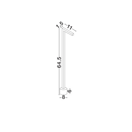 Lampa zewnętrzna stojąca BERENDA LE75140 Luces Exclusivas
