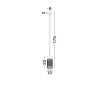 Lampa zewnętrzna wisząca DONZUELA LE75149 Luces Exclusivas