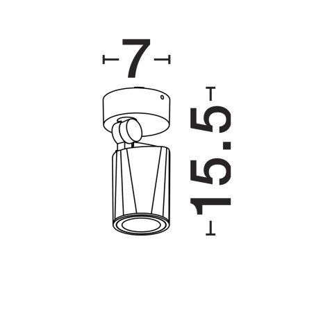 Lampa zewnętrzna ścienna TRASERA LE75161 Luces Exclusivas