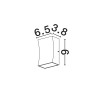 Lampa zewnętrzna ścienna ZARDUNA LE75222 Luces Exclusivas