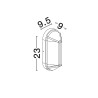Lampa zewnętrzna ścienna CASVELO LE75254 Luces Exclusivas