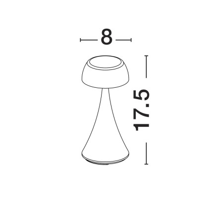Lampa zewnętrzna przenośna FORTIZA LE75280 Luces Exclusivas