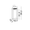 Lampa solarna OLVERTO LE75291 Luces Exclusivas